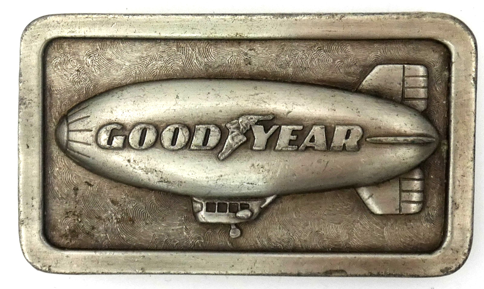 Belt Buckle Good Year Blimp 1974 Pewter Bergamot Brass Works