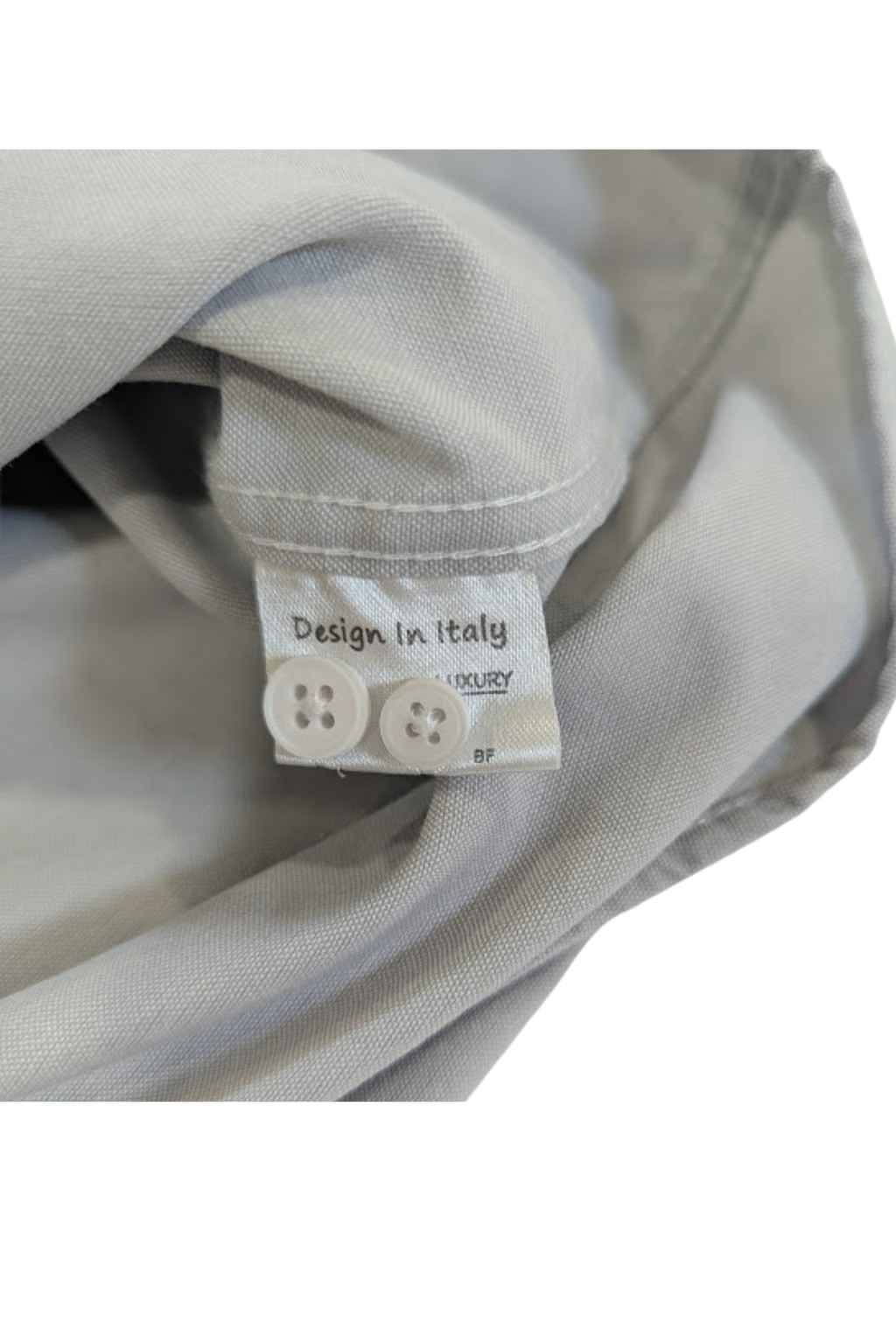 Oxford Men’s Button Down Shirt Gray Cloth Preppy Classic Minimalist Office