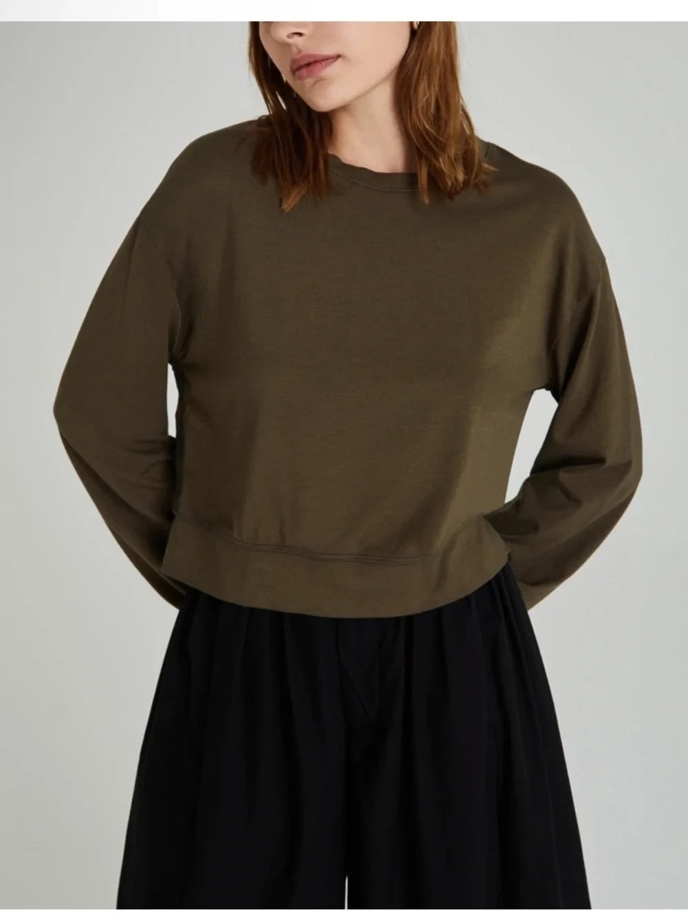 AG Adriano Goldschmied Farrow Drawcord Sleeve Sweatshirt SZ XS