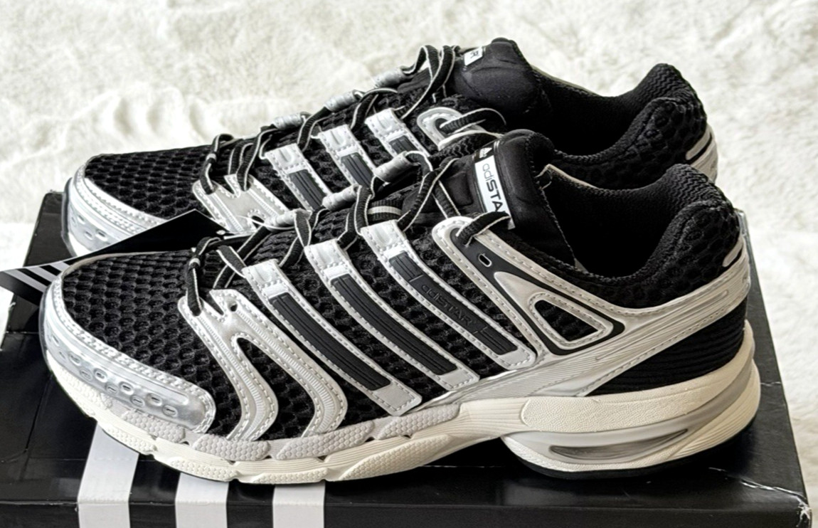 adidas ADISTAR Control 5 Shoes – Mens Black/Silver/Grey KI6120 Sneakers