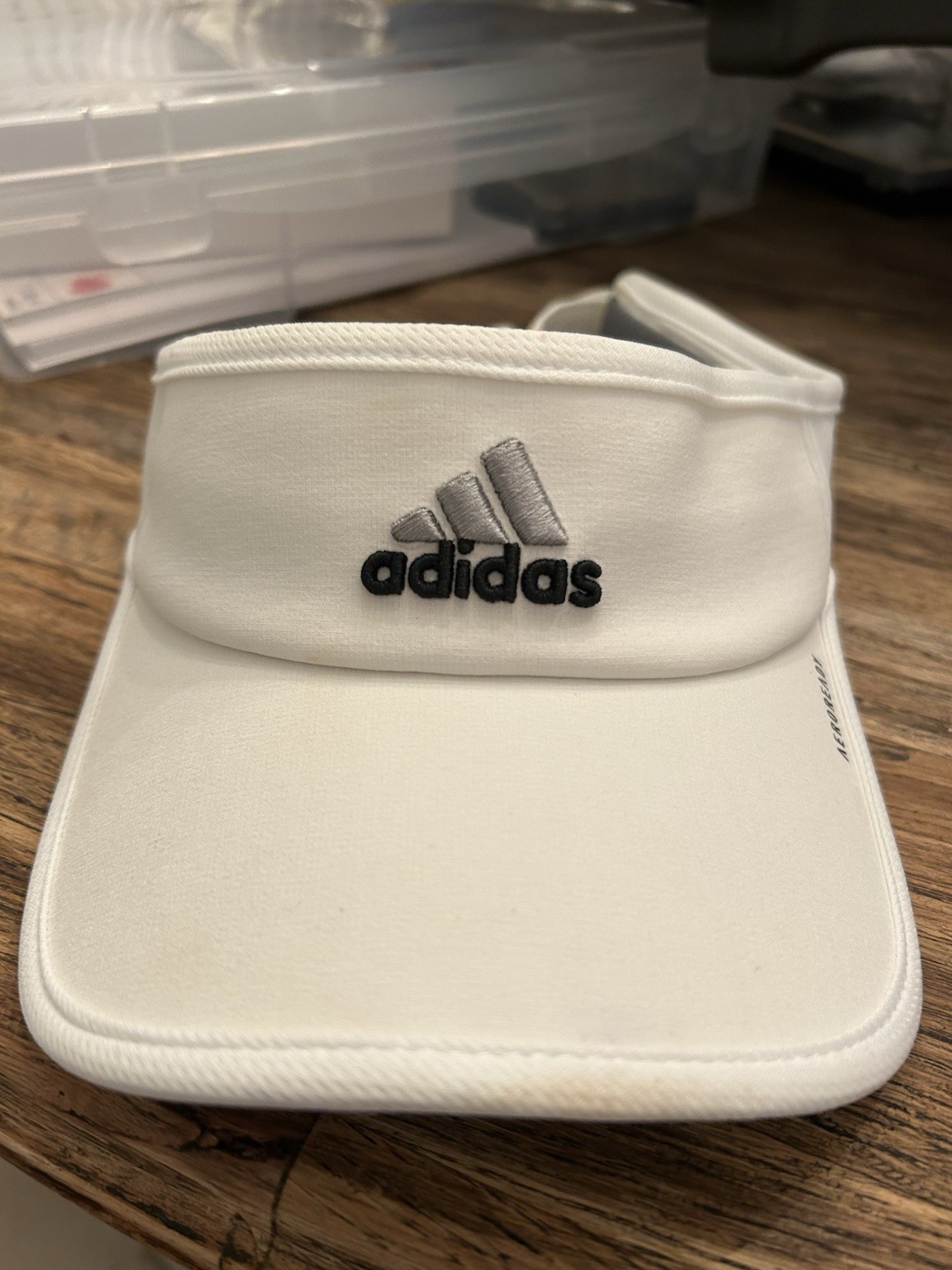 adidas Adizero II Visor White Adjustable Solid Casual Men’s One Size