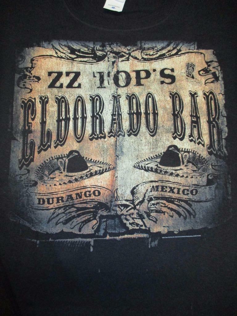 NEW ZZ Top Eldorado Bar Tour 2012 Mens Adult M Medium Licensed Concert Shirt