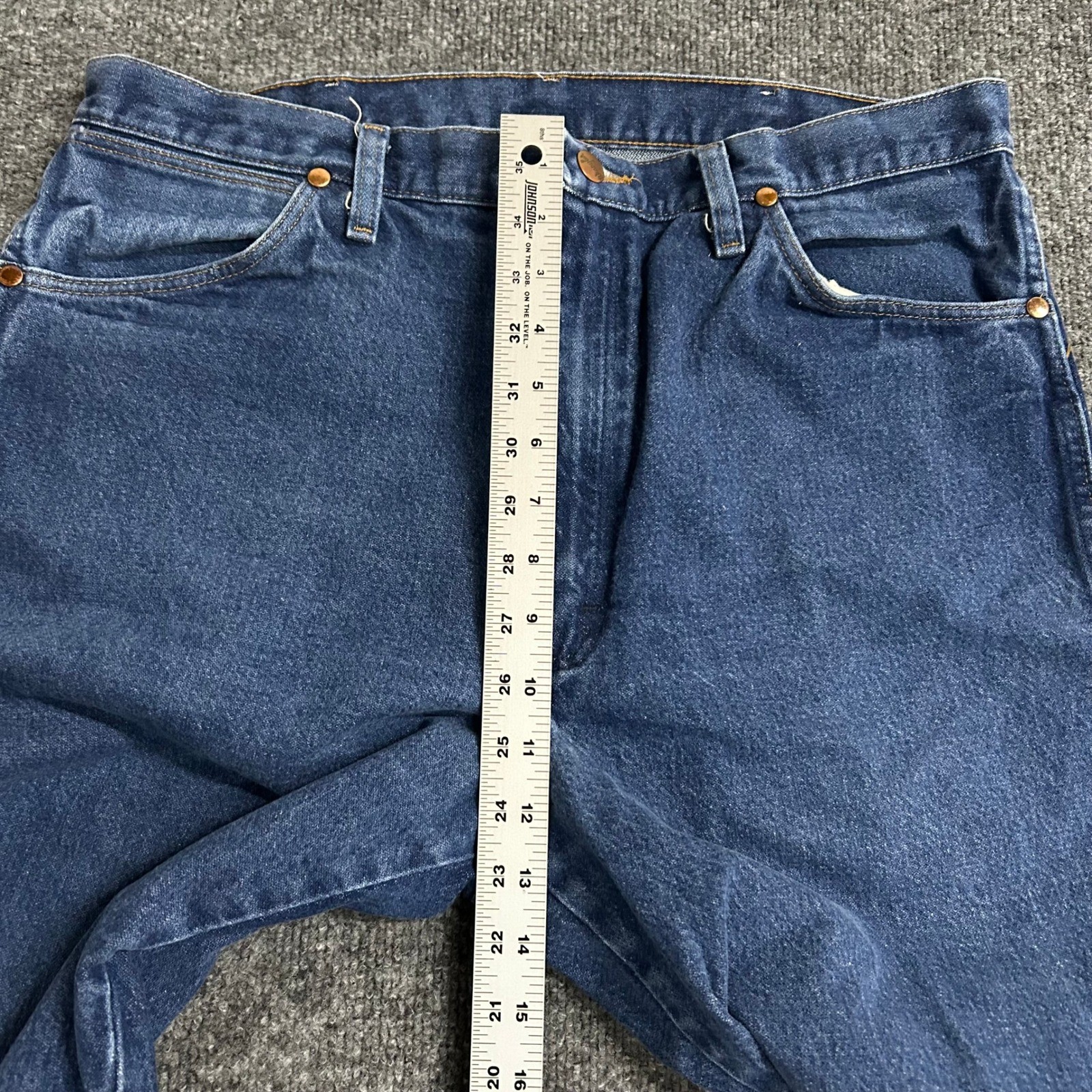 Wrangler Jeans Mens Size 36×40 Blue Cowboy Cut 13MWZ Original Fit Straight Leg