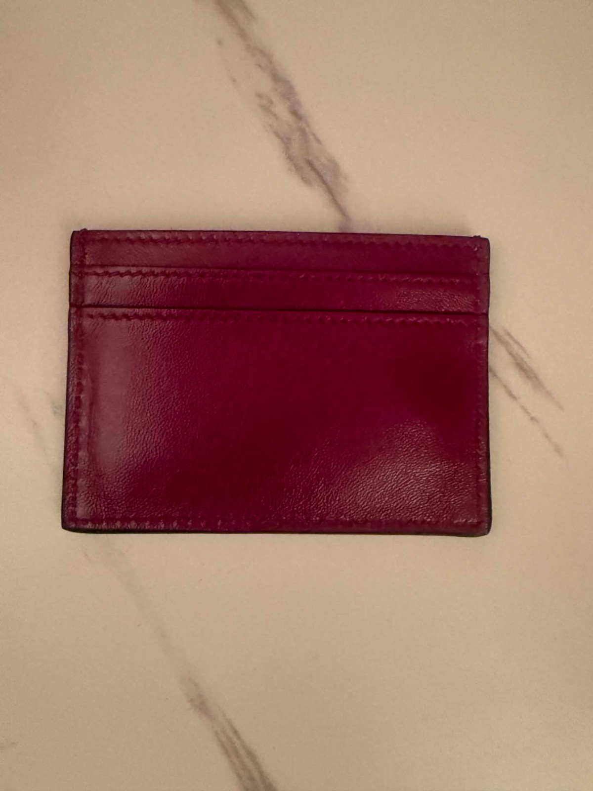 Moschino Card Case Magenta