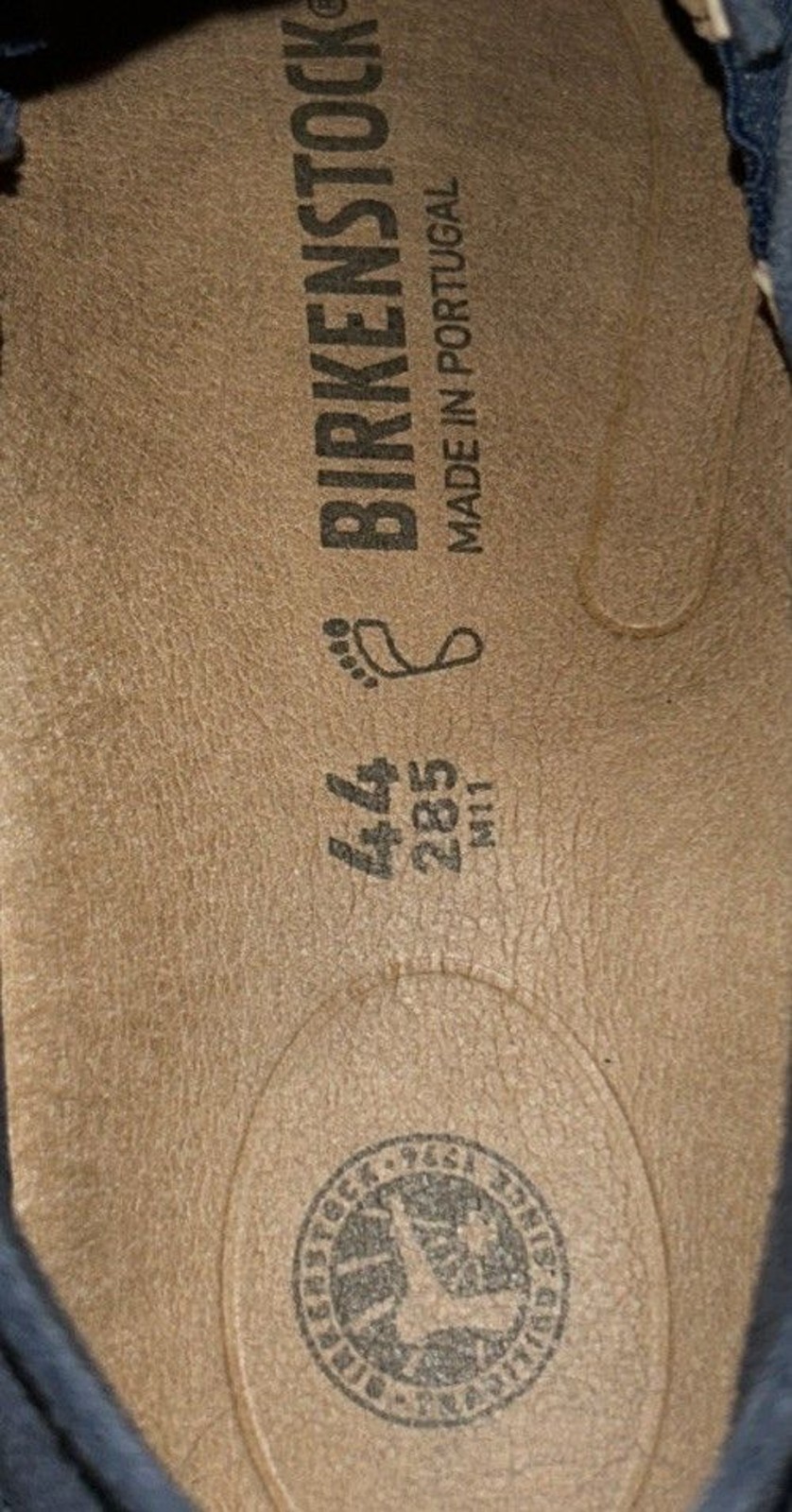 Birkenstock Callan Suede Leather Slip-On Navy Blue Loafers Men’s Sz 11-11.5 /44