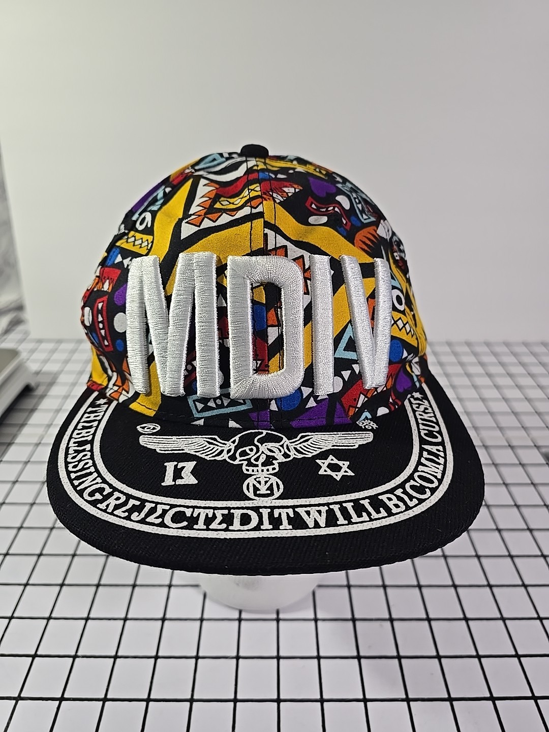 All Season MDIV Casual Baseball Cap Adjustable Snapback Closure