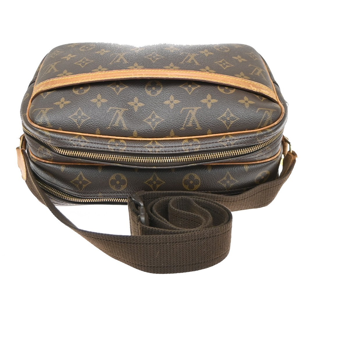 LOUIS VUITTON Reporter Crossbody Shoulder Bag Monogram Leather BN M45254 35SA260