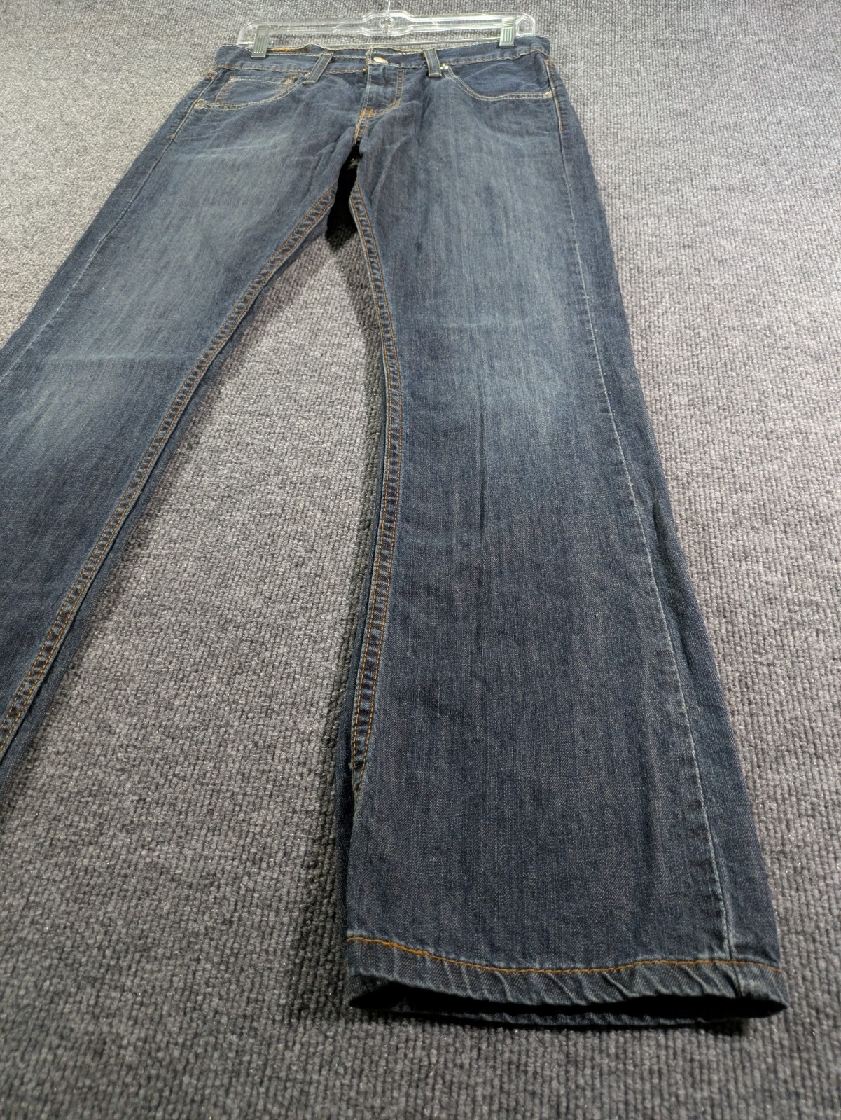 Levis 527 Slim Bootcut Jeans Mens 29×30 Medium Wash Blue Denim Low Rise Cowboy