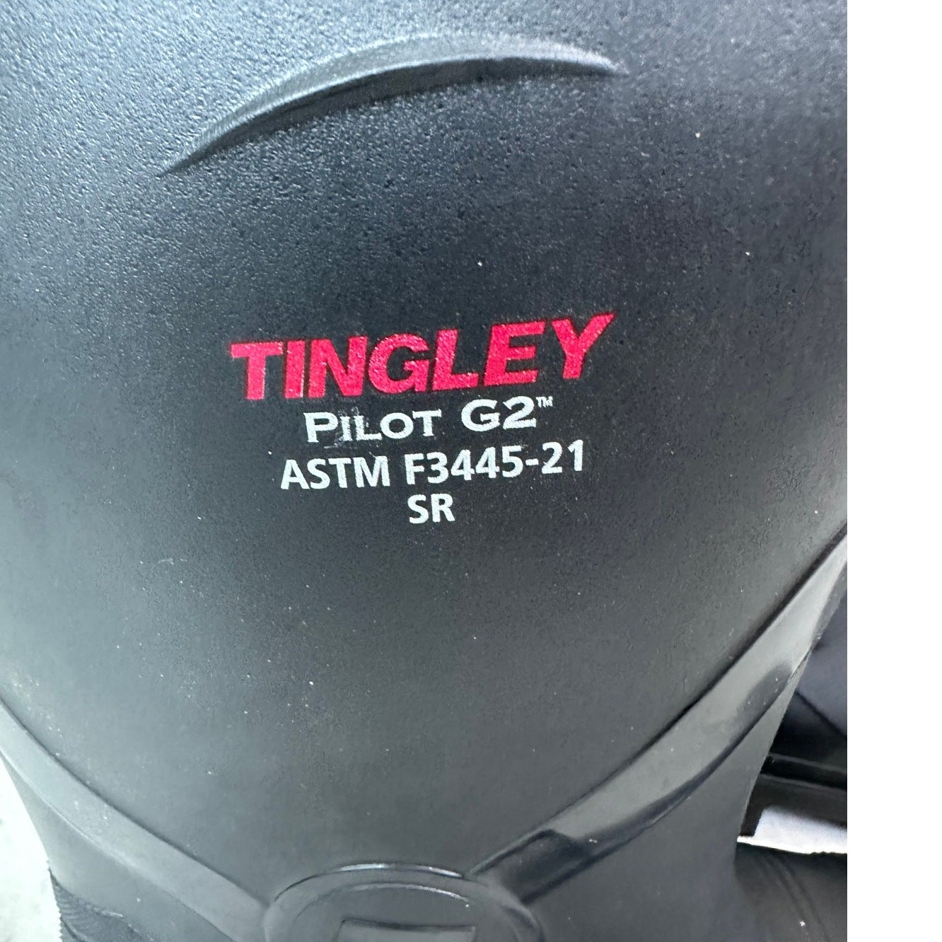 Tingley Pilot G2 Black Rubber Boots ASTM F3445-21, Men’s Size 5, Women’s 7