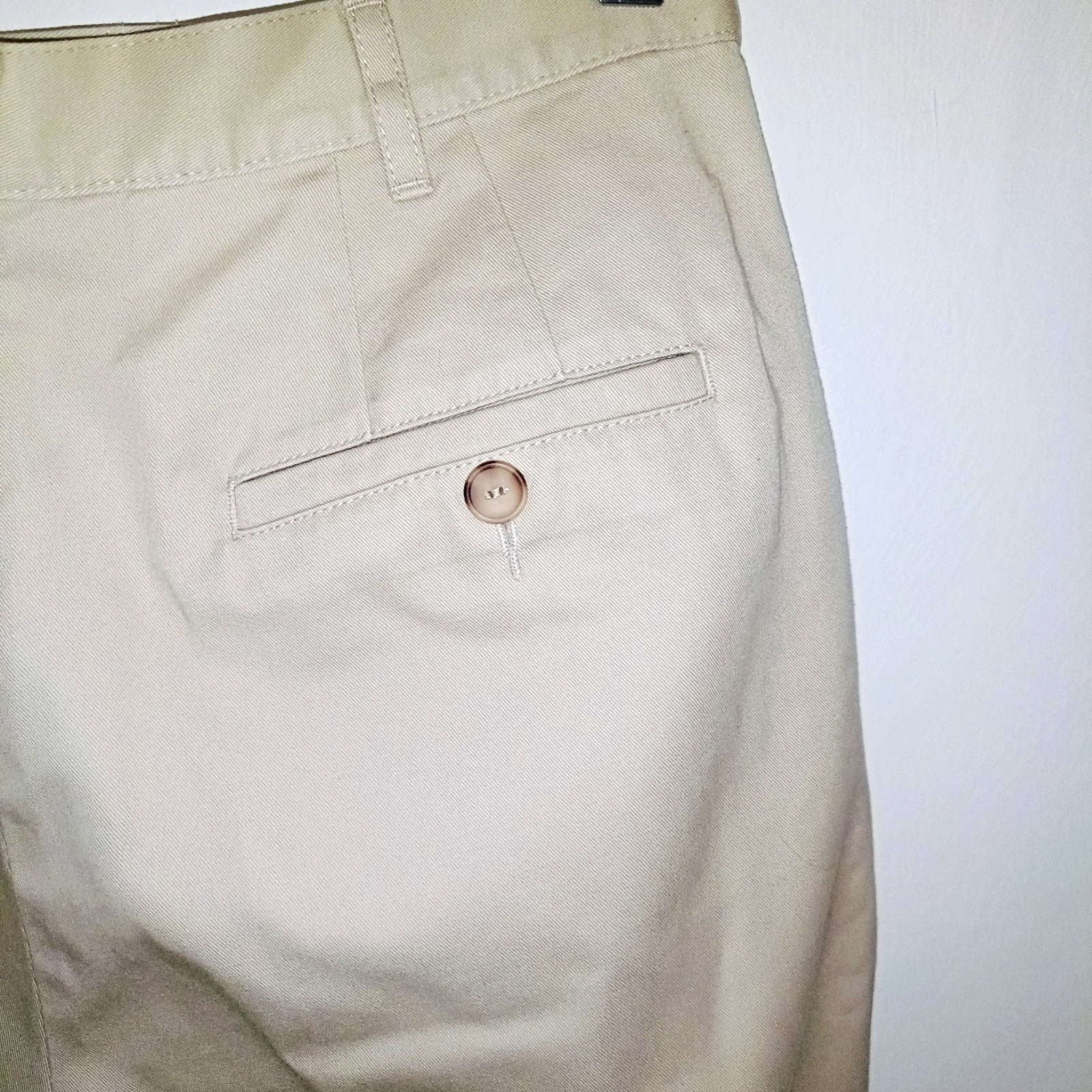 Softal Debenhams Womens Trousers Beige Size UK 14 Vintage 100% Cotton High Rise