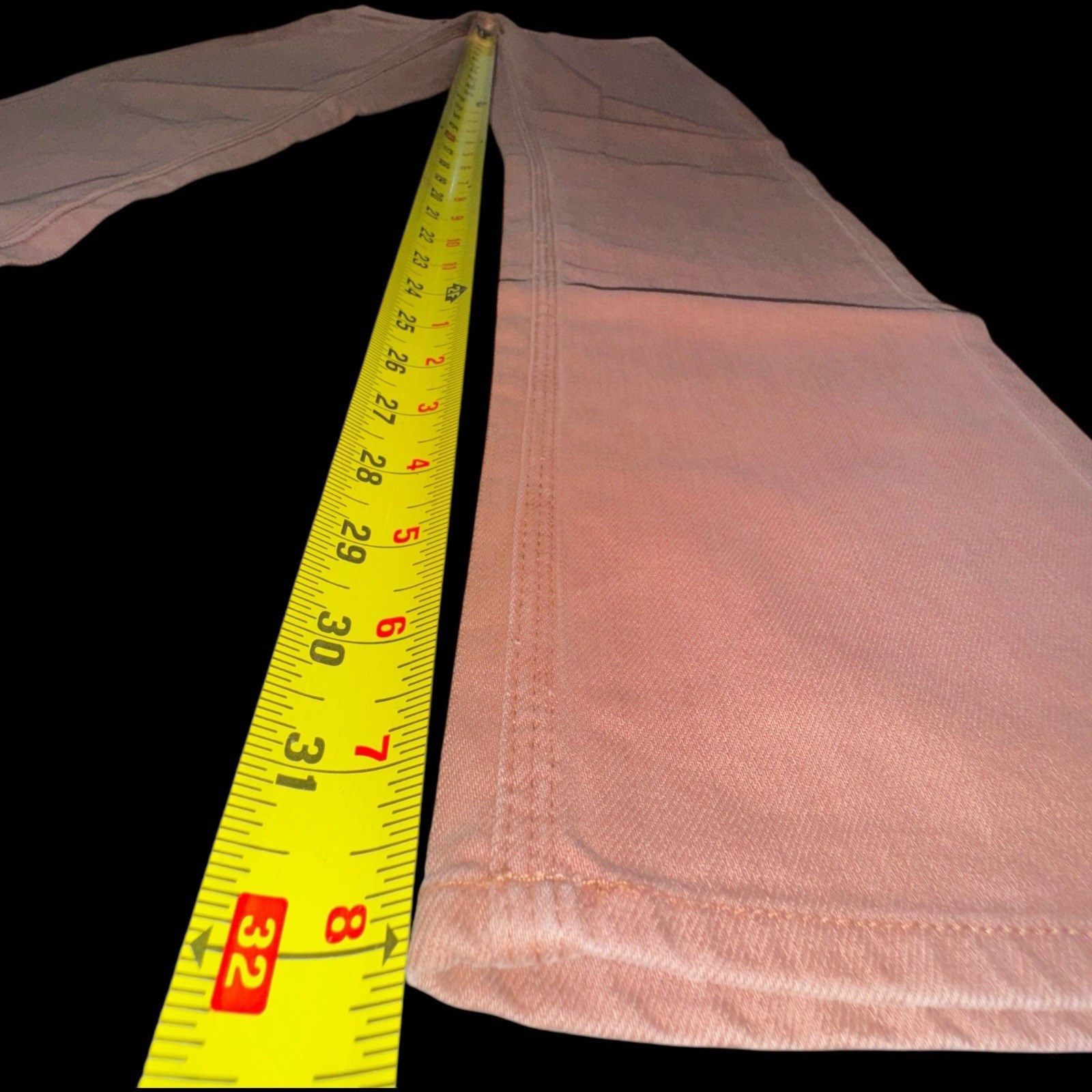 O’neill Men’s 33 Pink Denim Jean Pants 98% Cotton 2% Elastane (Fast Shipping)