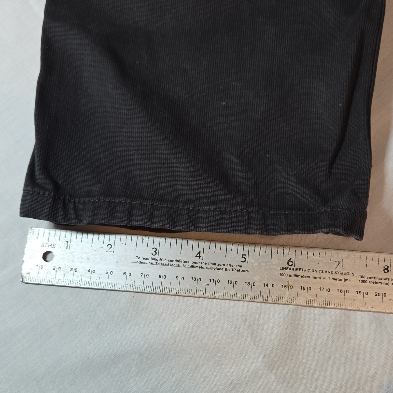 Soft Bonobos Washed Chino Men’s Black Straight Fit Cotton Corduroy Flat Front