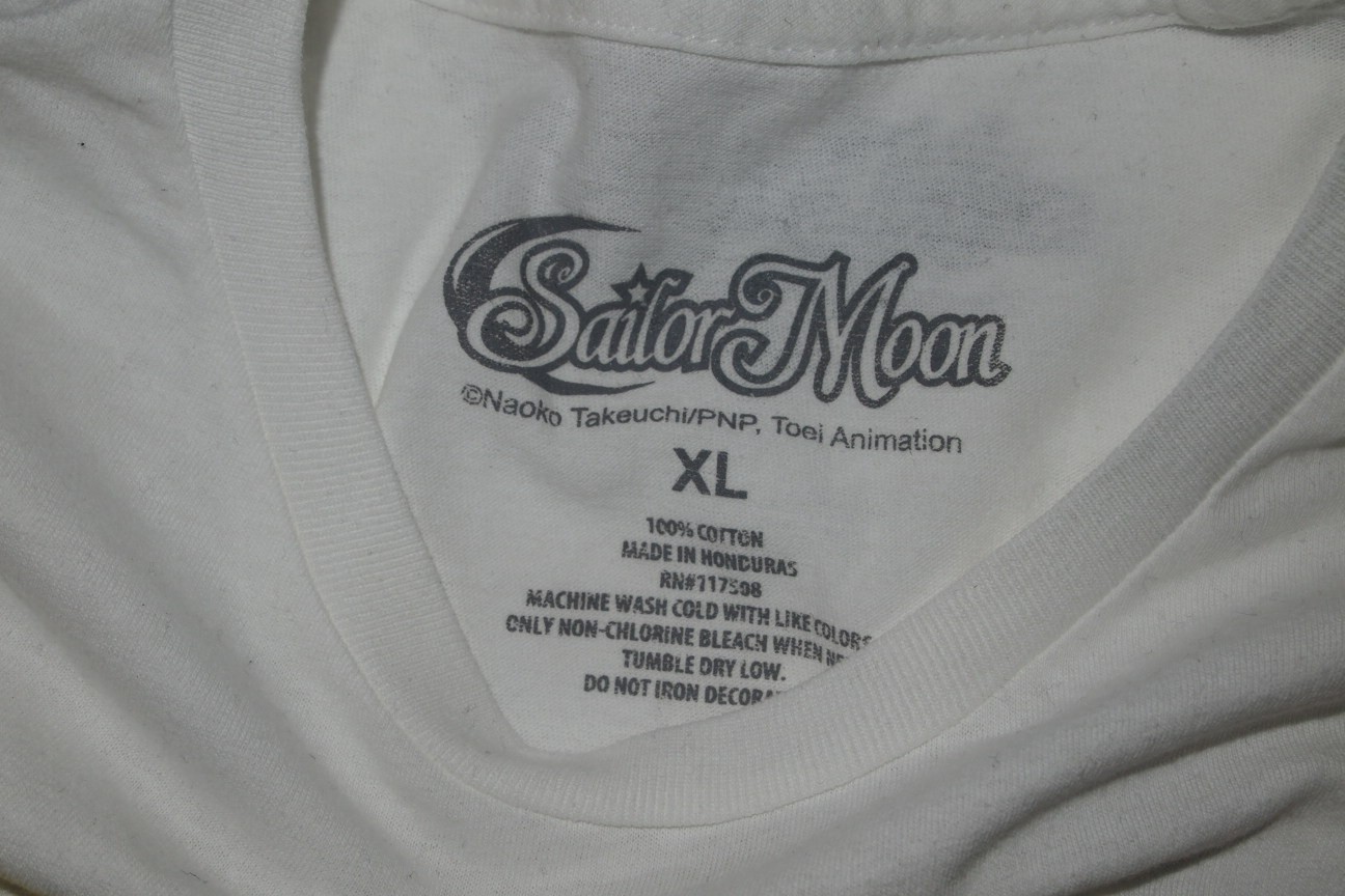 NWOT Sailor Moon Usagi Tsukimo Anime Moon Tiara Graphic Tshirt Size Mens XL