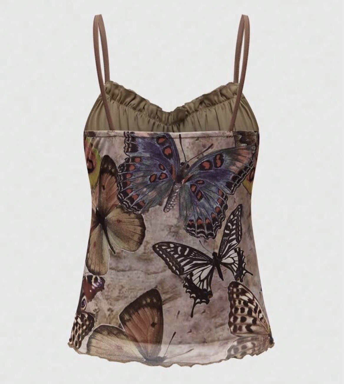 Romwe butterfly Colorful Tank Top