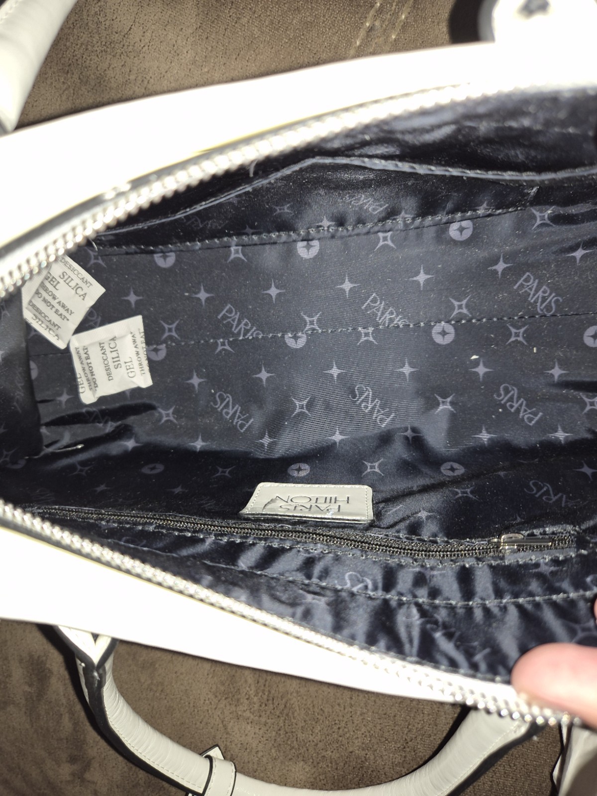 Paris Hilton White Purse