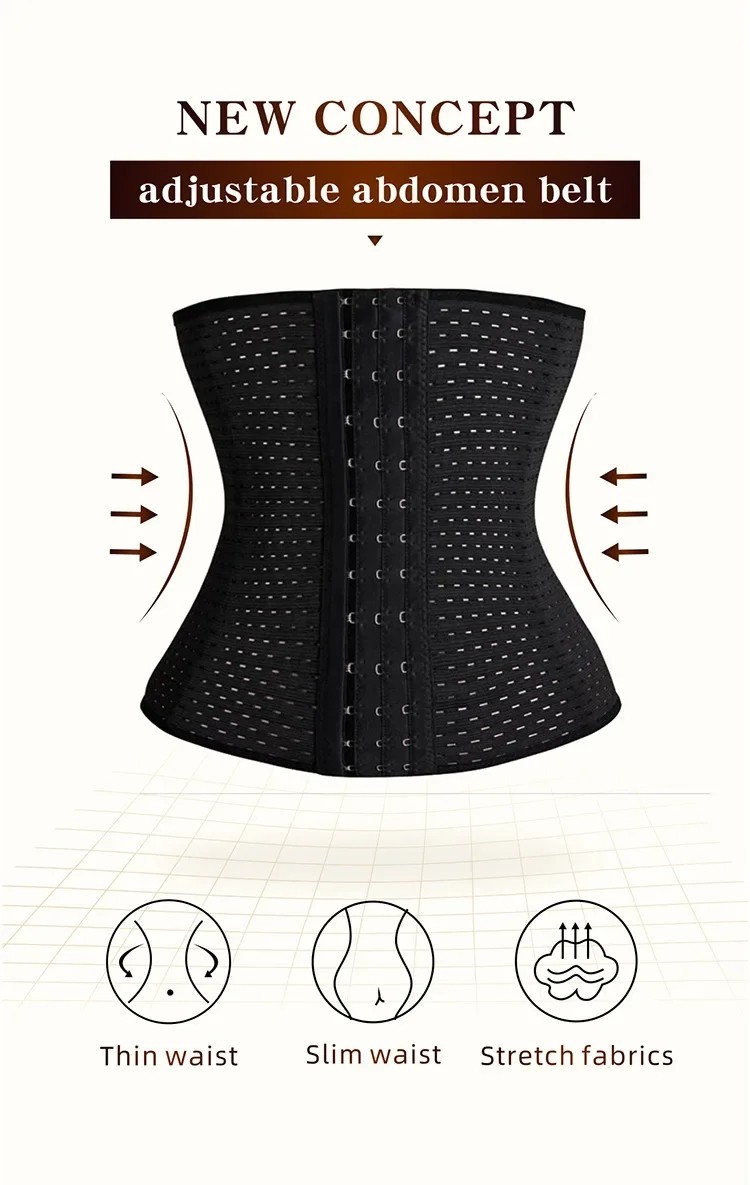Corset Waist Trainer Training Shaper Body Shapewear Underbust Cincher Tummy Belt