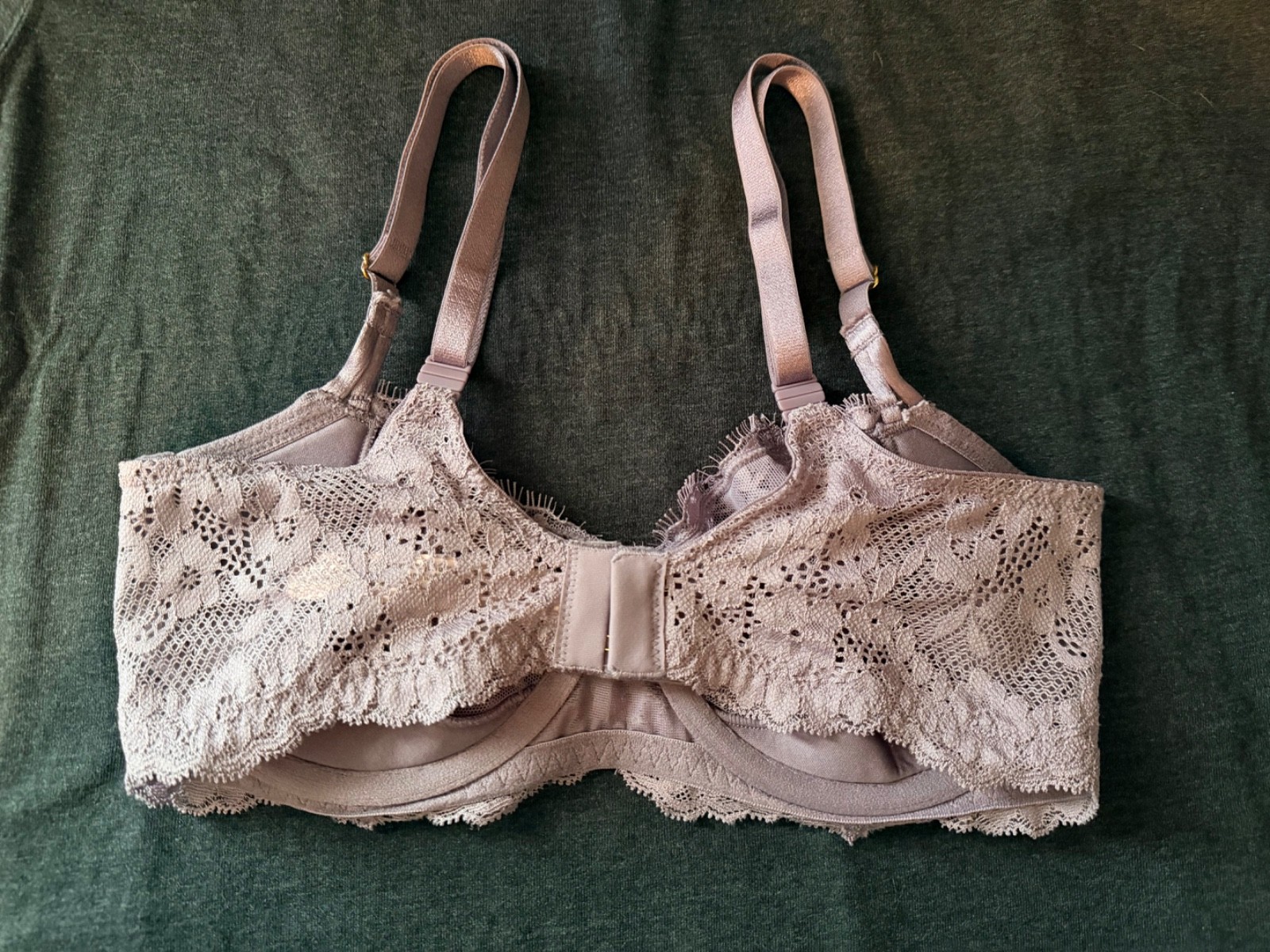 Dream Angels Wicked Unlined Lace Balconette Bra 32DD 2 Pack