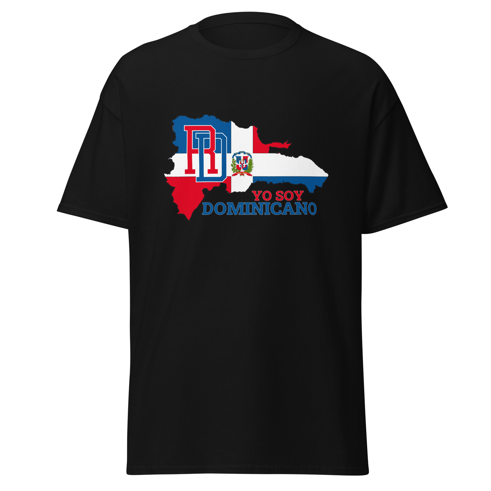 Men’s classic tee T-SHIRT CON BANDERA Y MAPA RD REPÚBLICA DOMINICANA