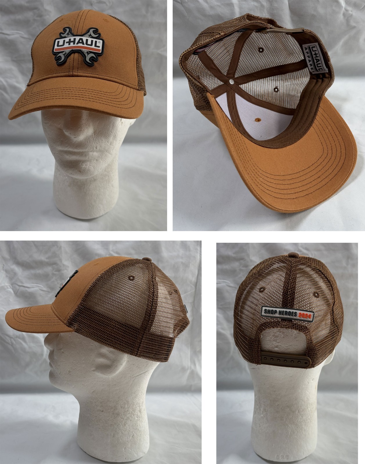 New U-Haul Shop Heroes 2024 Snapback Trucker Baseball Hat Mens