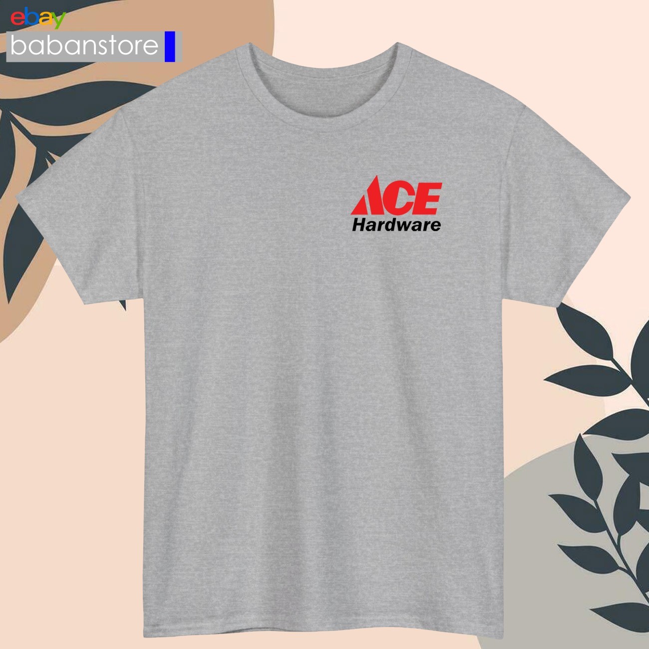 2025 ACE Hardware Small Logo Black/White/Grey/Navy/Red/Light Blue T-Shirt S-5XL