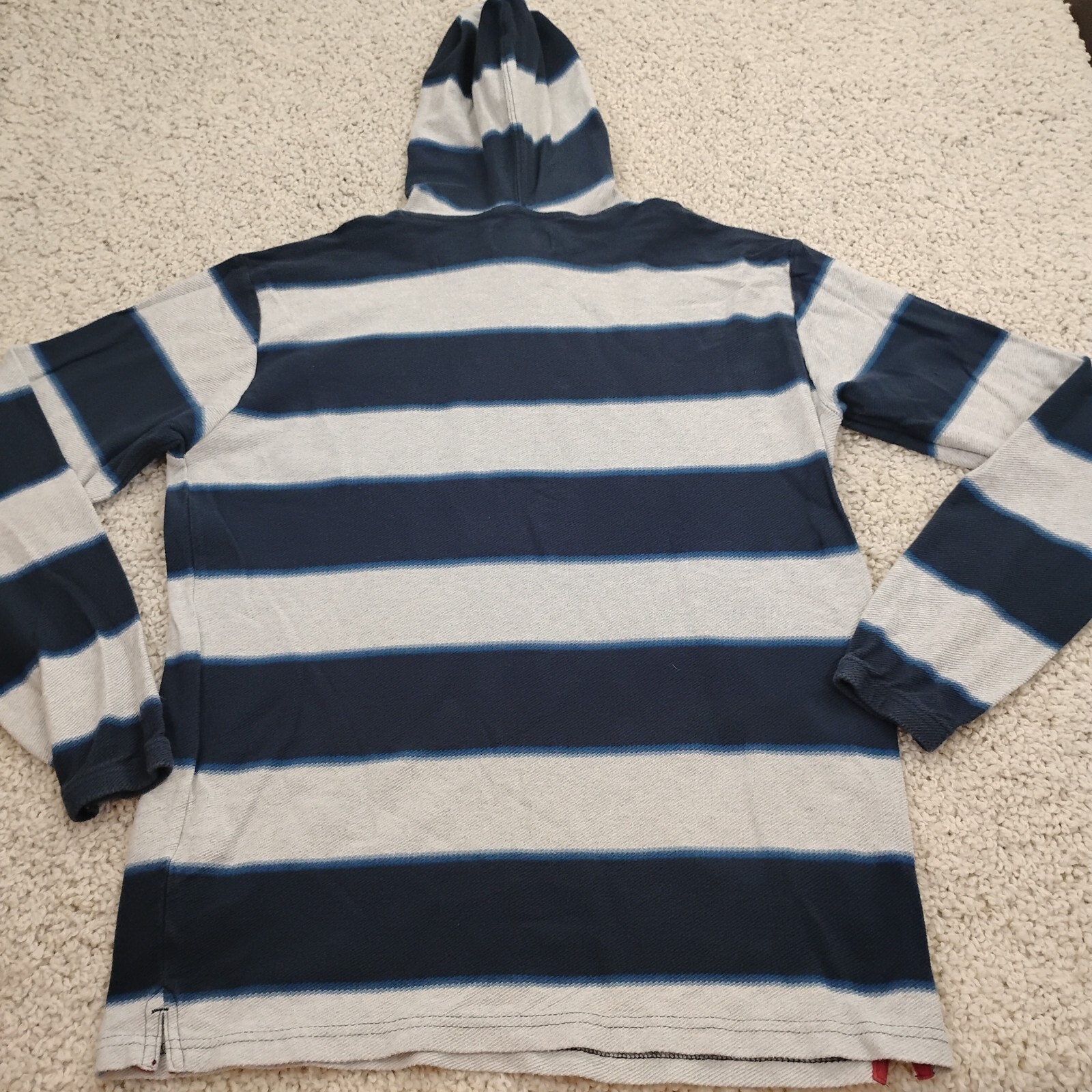 Billabong Hoodie Mens Large Blue Thermal Outdoor Beach Pocket Surf Camping A1