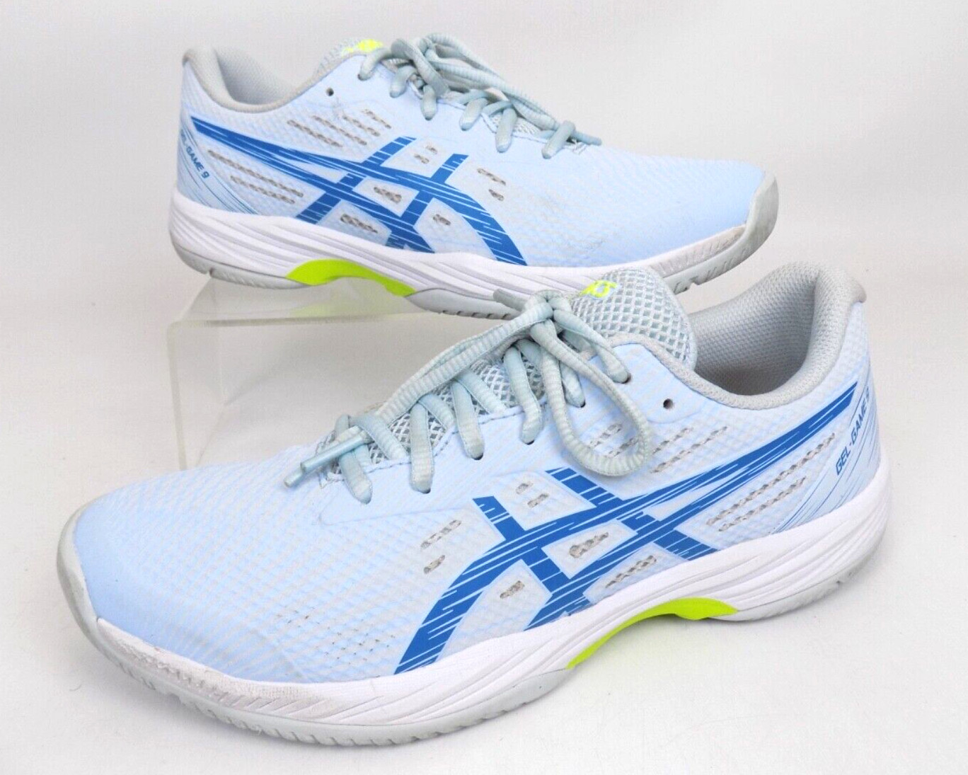 ASICS Gel-Game 9 Women’s Running Tennis Shoes Size 9 M, Blue USED AL10297