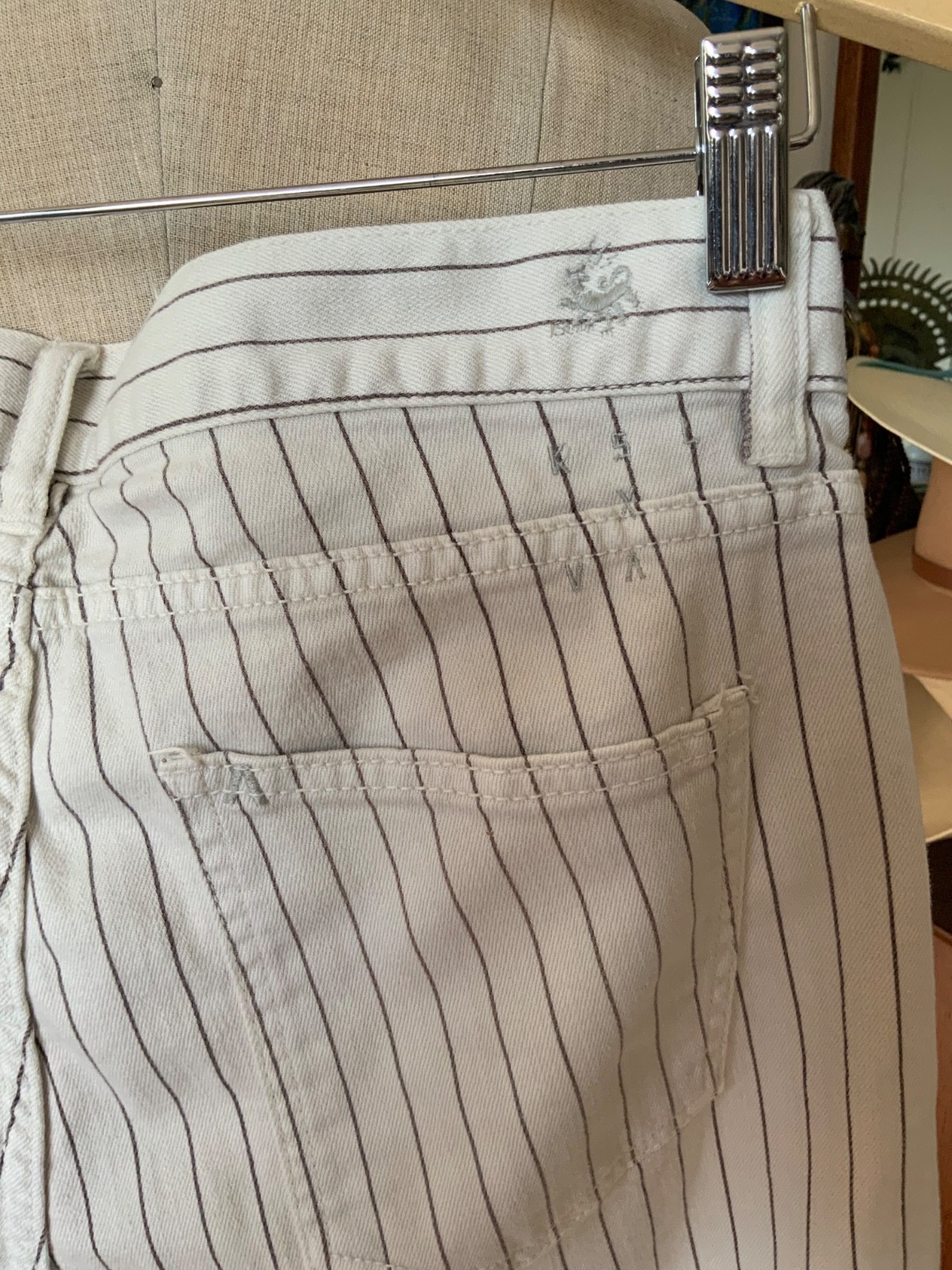 Kevin Spanky RVCA Striped Baseball Like Cotton Mens Pants Size 32X30