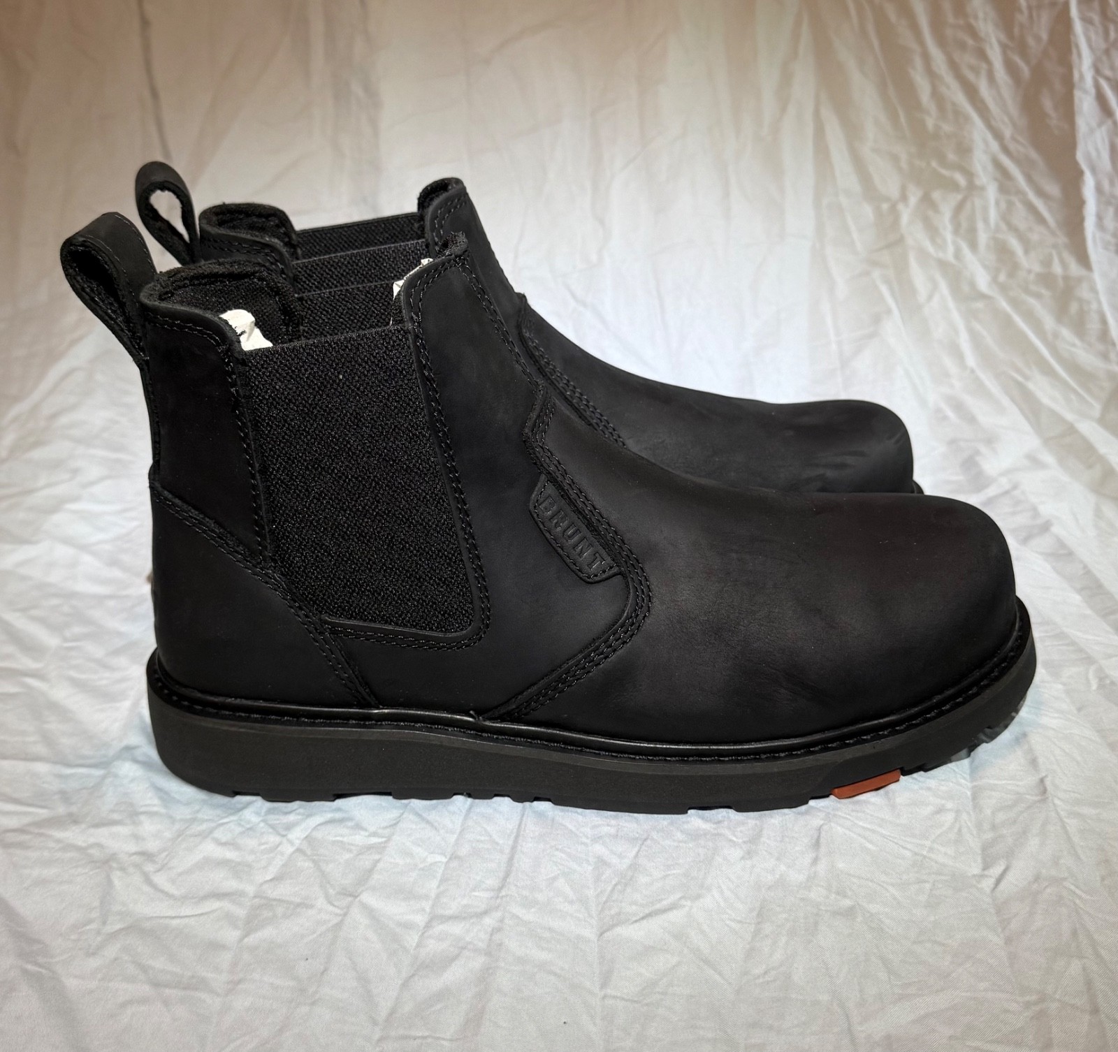 Brunt men’s The Ohman (Comp Toe) Work Boot All-Black Brand New in box 10.5