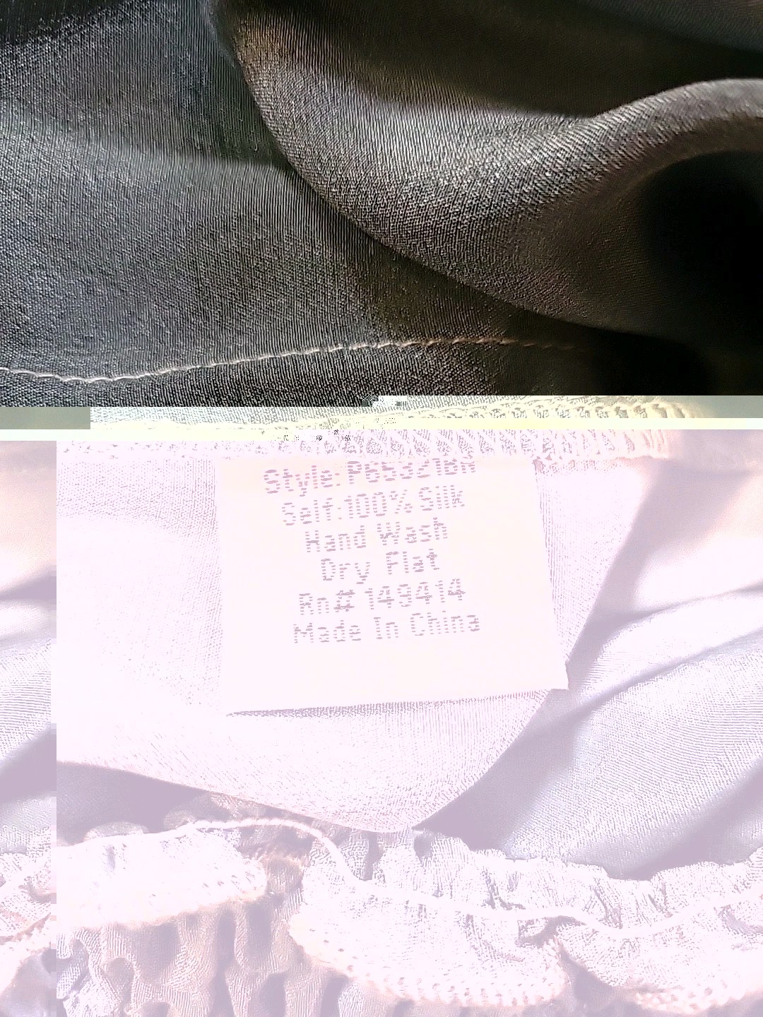 Pete & Greta Johnny Was 100% Silk Wide Leg Womens XL Baggy Pants Elastic Waist