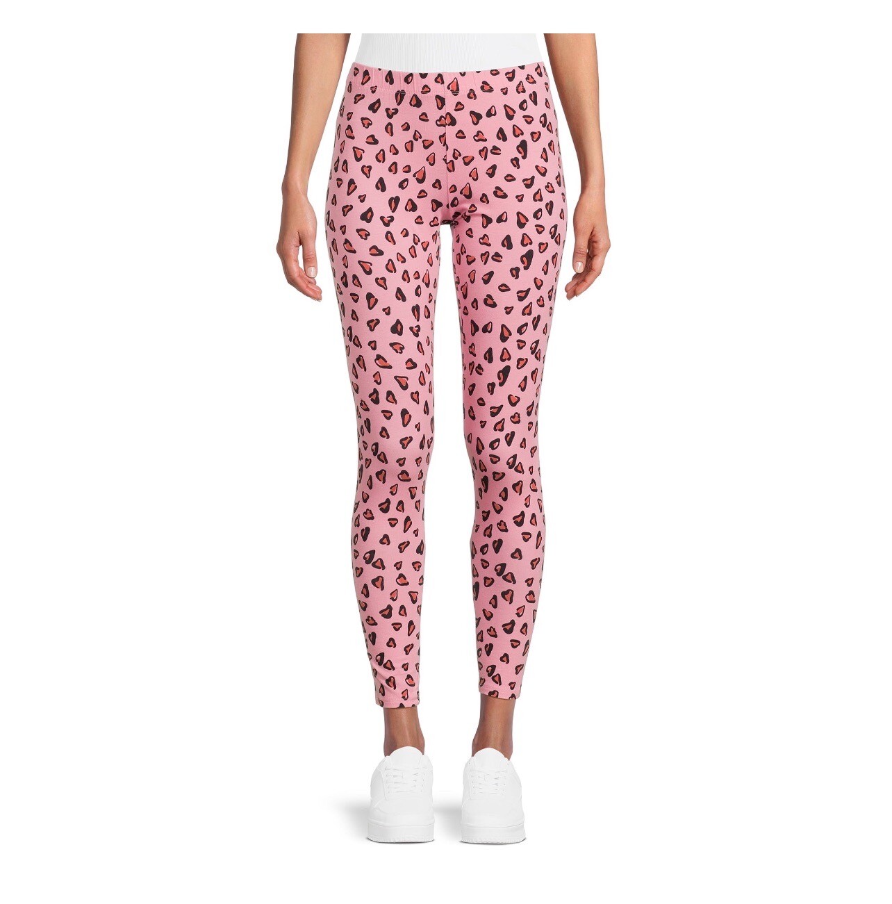 NOBO Pink Animal Print Leggings Junior Teen New S L XL XXL XXXL