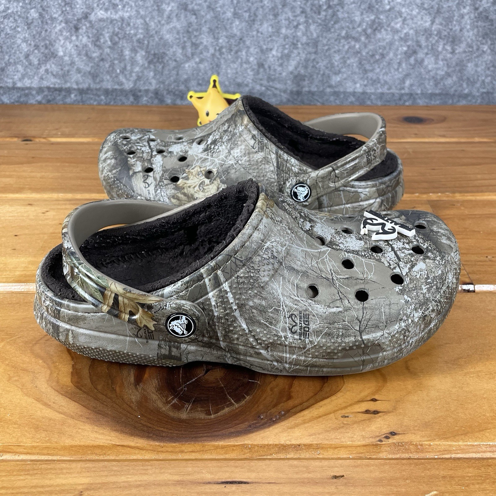 Crocs Classic Lined Realtree Edge Clogs 205377-280 Womens Size 7 Mens Size 5