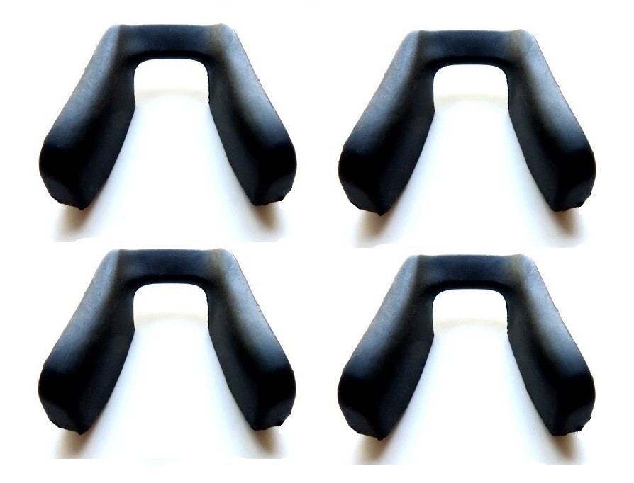 4 Pcs Nose Pieces Nose Pad Replacement For Oakley Sutro/Sutro Lite/Sutro S Black