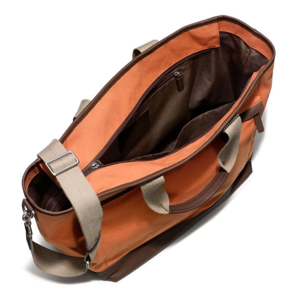 NWT$448 Coach CAMDEN Men’s WEEKEND CANVAS TOTE BAG F70931