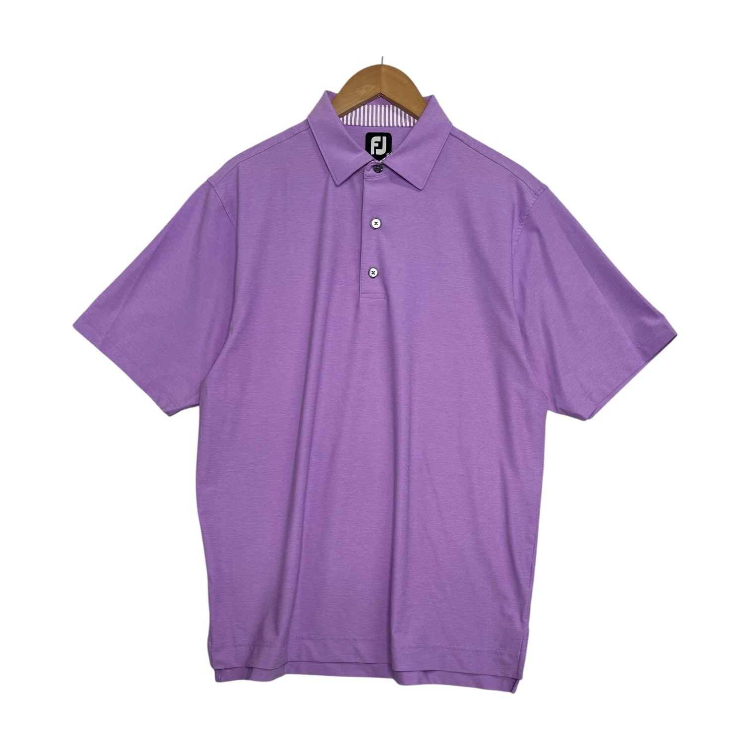 FootJoy Polo Shirt Mens Medium Purple Golf Performance Casual Athletic Preppy
