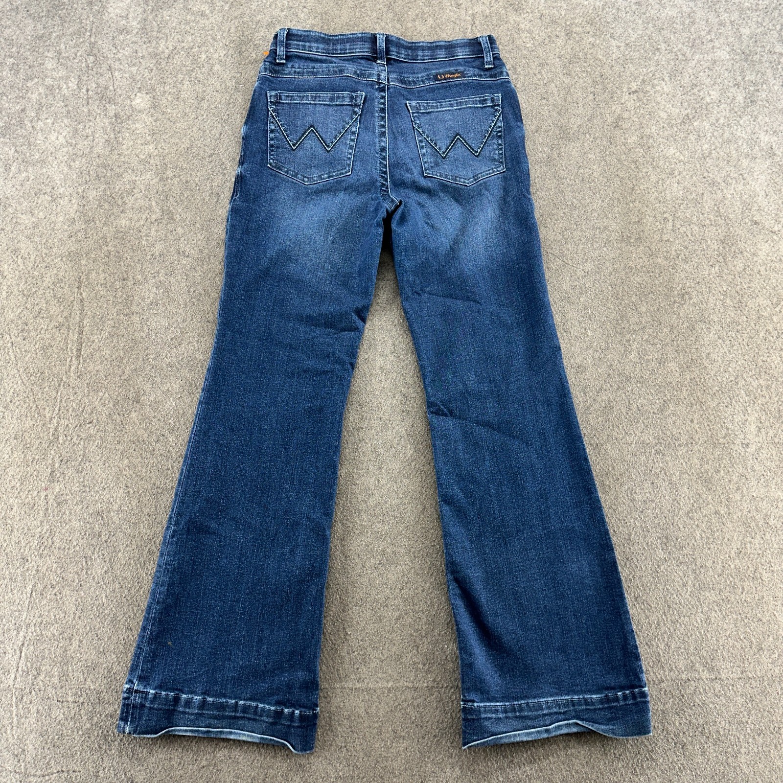 Wrangler Willow Jeans Womens 29×32 Blue Dark Wash Ultimate Riding Straight Leg