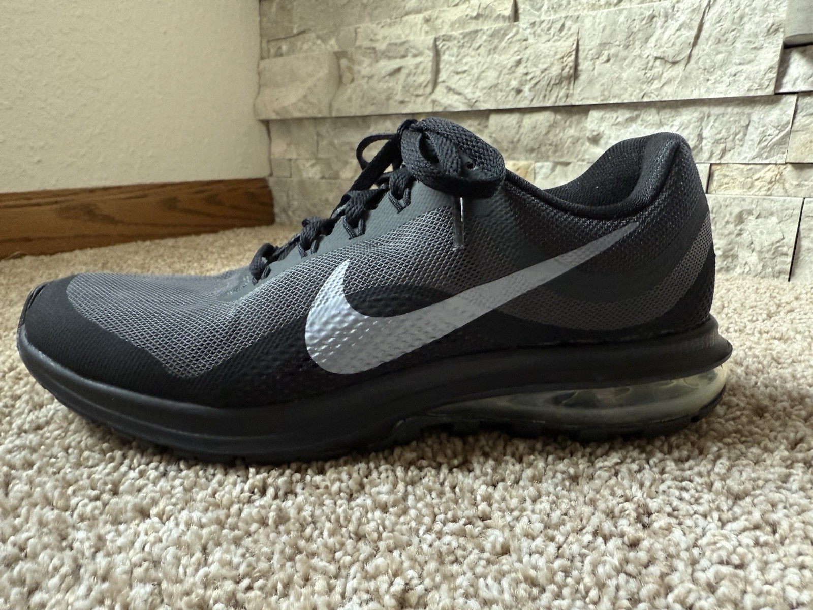 Nike Air Max Dynasty 2 Shoes Black Gray Athletic Low Trainer Running Mens 9