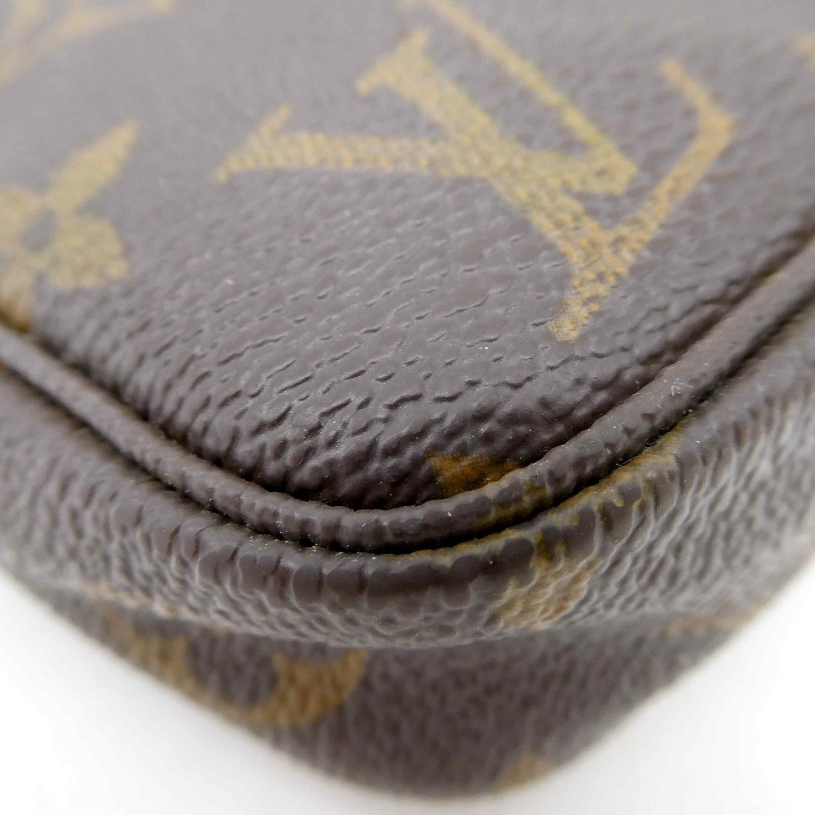 Louis Vuitton Pochette Accessoires Hand Bag PVC Leather M51980 Monogram 1119