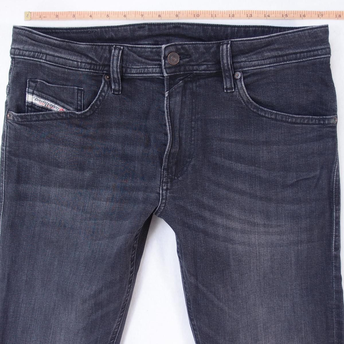 Mens Diesel THOMMER-R RB063 Stretch Slim Skinny Grey Jeans W32 L32