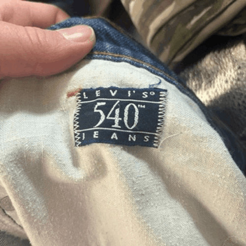 Vintage Levis 540 Jeans Made in USA Size 36×30 Measures 36X29 Faded Leather Tab
