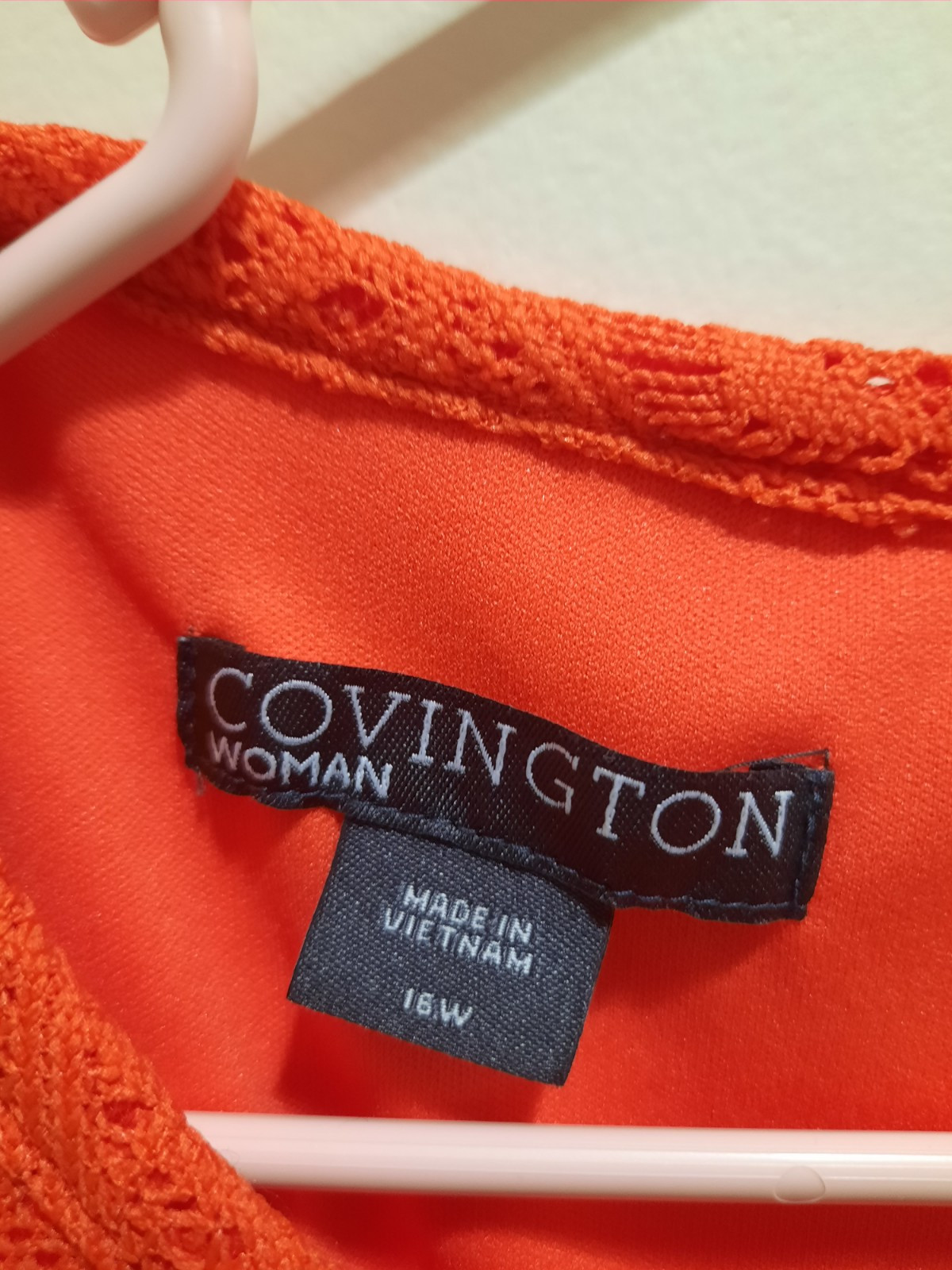 Covington Size 16w Zip Up Sleeveless Orange Dress Pretty Cute Midi Special Occas