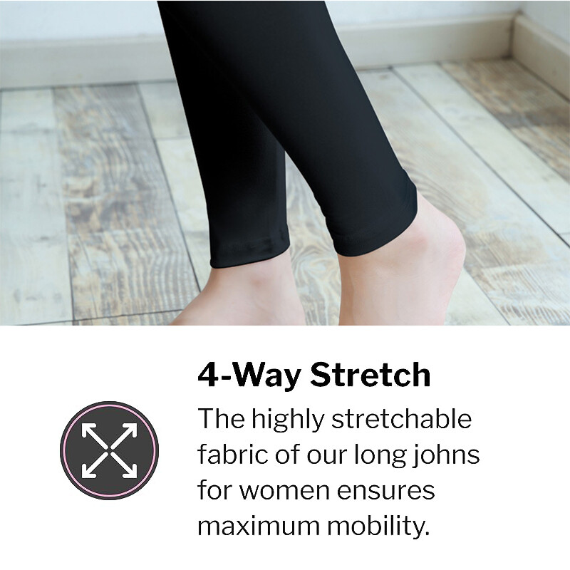 Women Thermal Underwear Long Johns Top Bottom Set Pants Base Layer Winter Warm