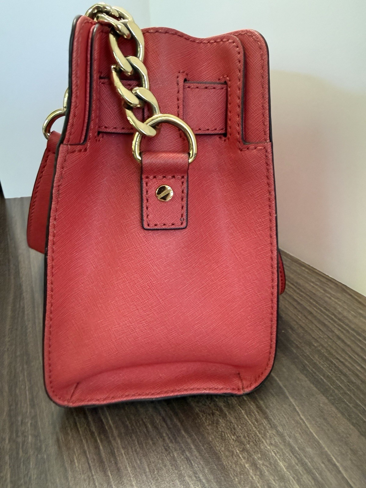 MICHAEL KORS HAMILTON Satchel, in Watermelon color