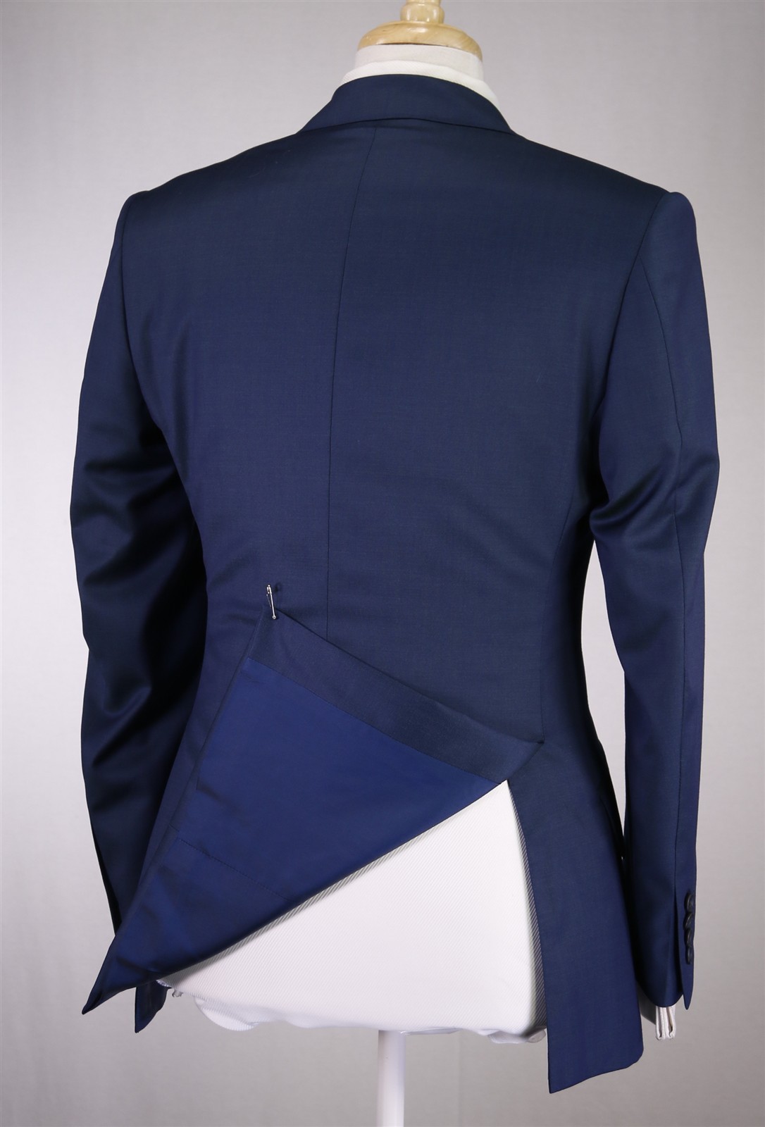 Richard James Savile Row Blue Green 2-Btn Wool Slim Fit Suit 36R