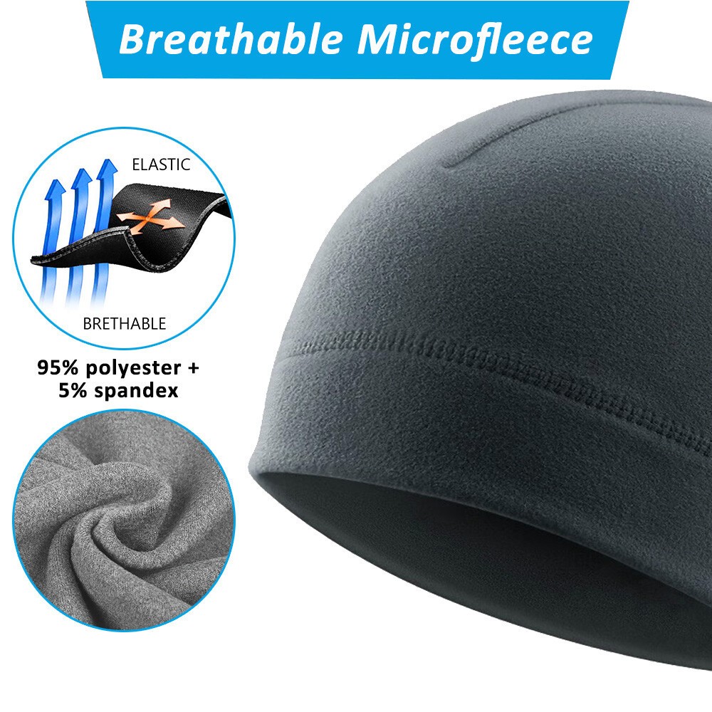 Tactical Skull Cap Winter Warm Fleece Windproof Ski Unisex Military Beanie Hat