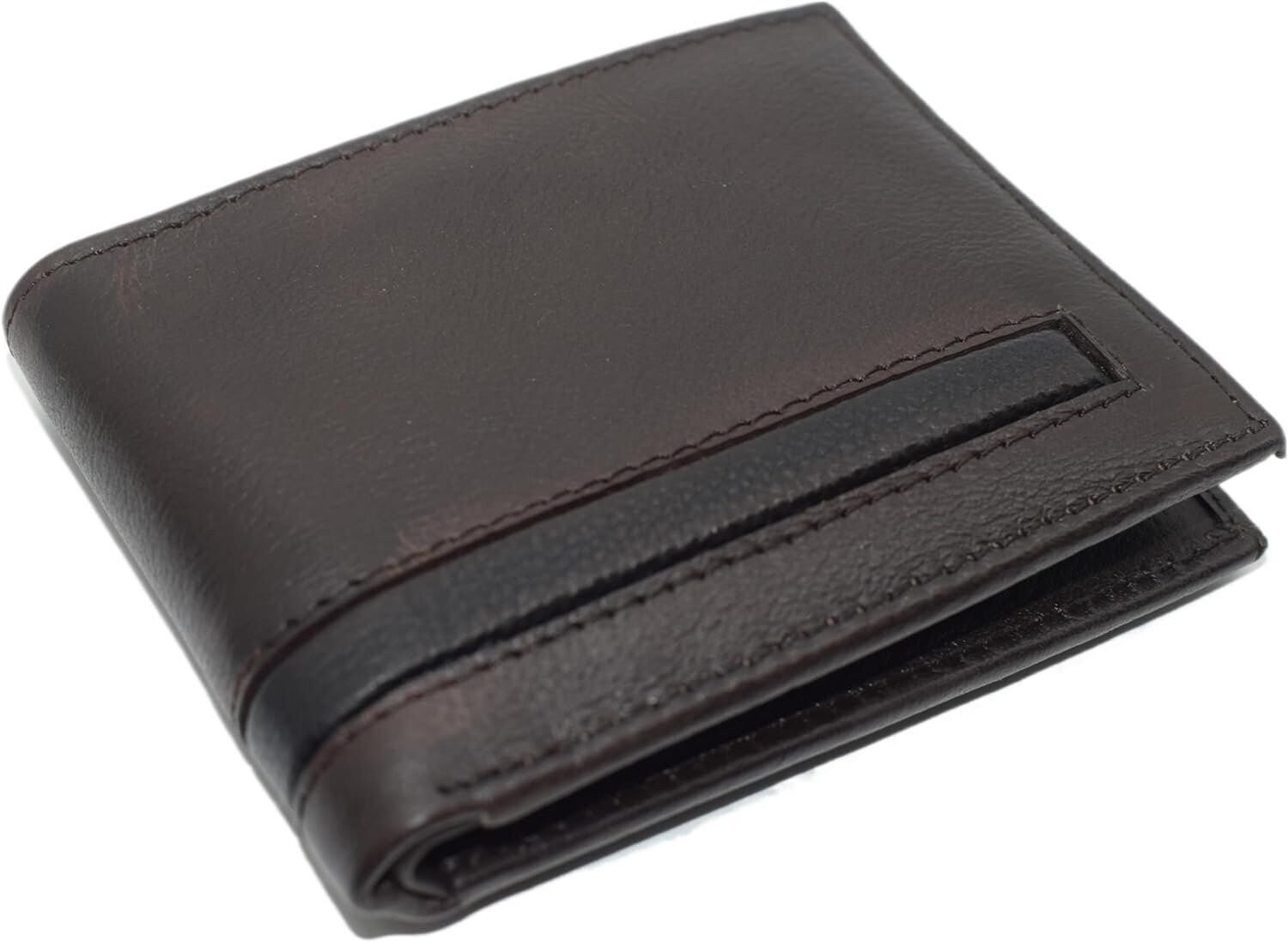 Cavelio RFID Real Leather Wallets for Men – Bifold Removable ID Holder Men’s…