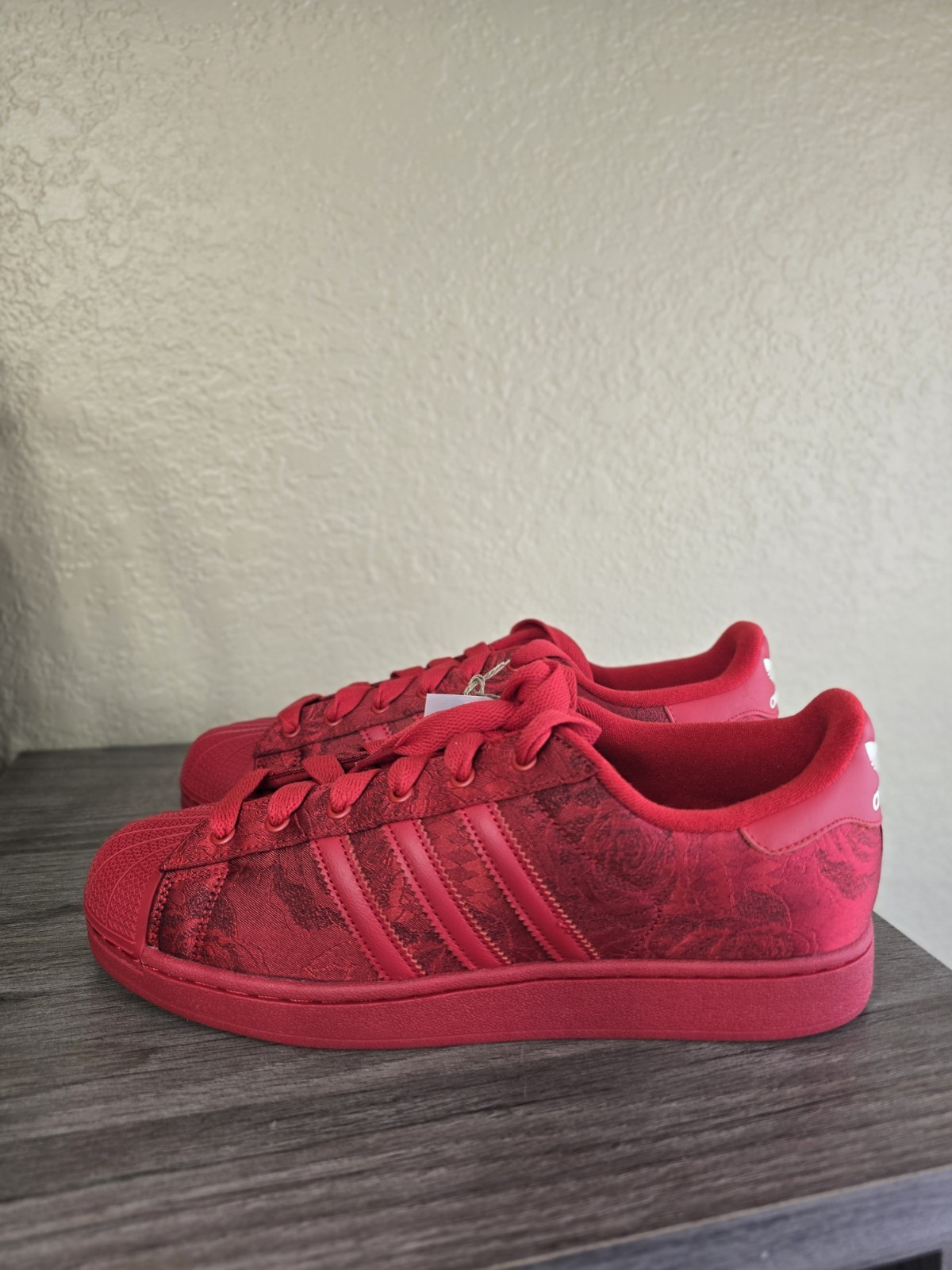 Adidas Superstar II “Roses” size 13 Better Scarlett Red. IH9302.