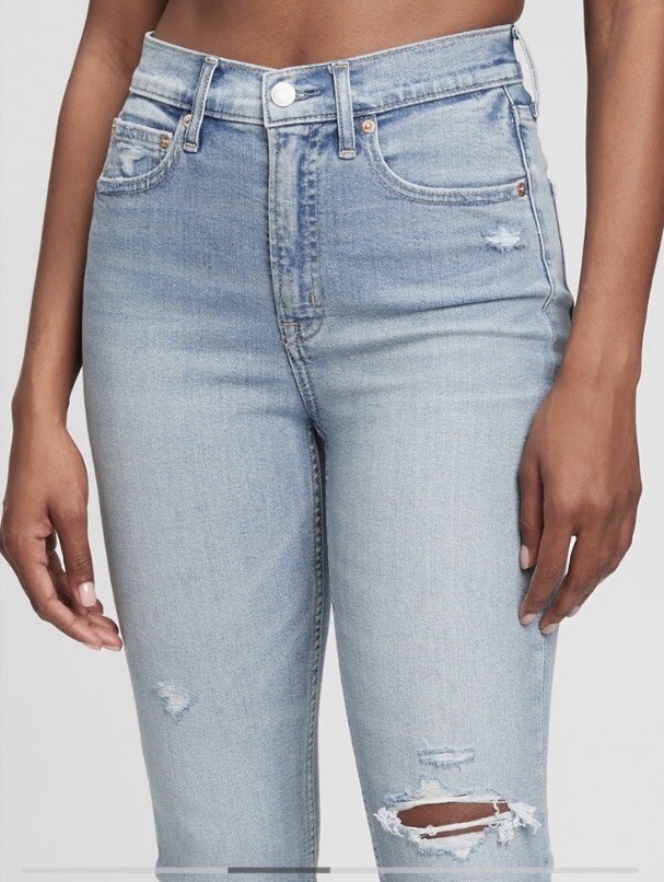 GAP NWT Tall High Rise Vintage Slim Jeans with Washwell – Size 28 Tall