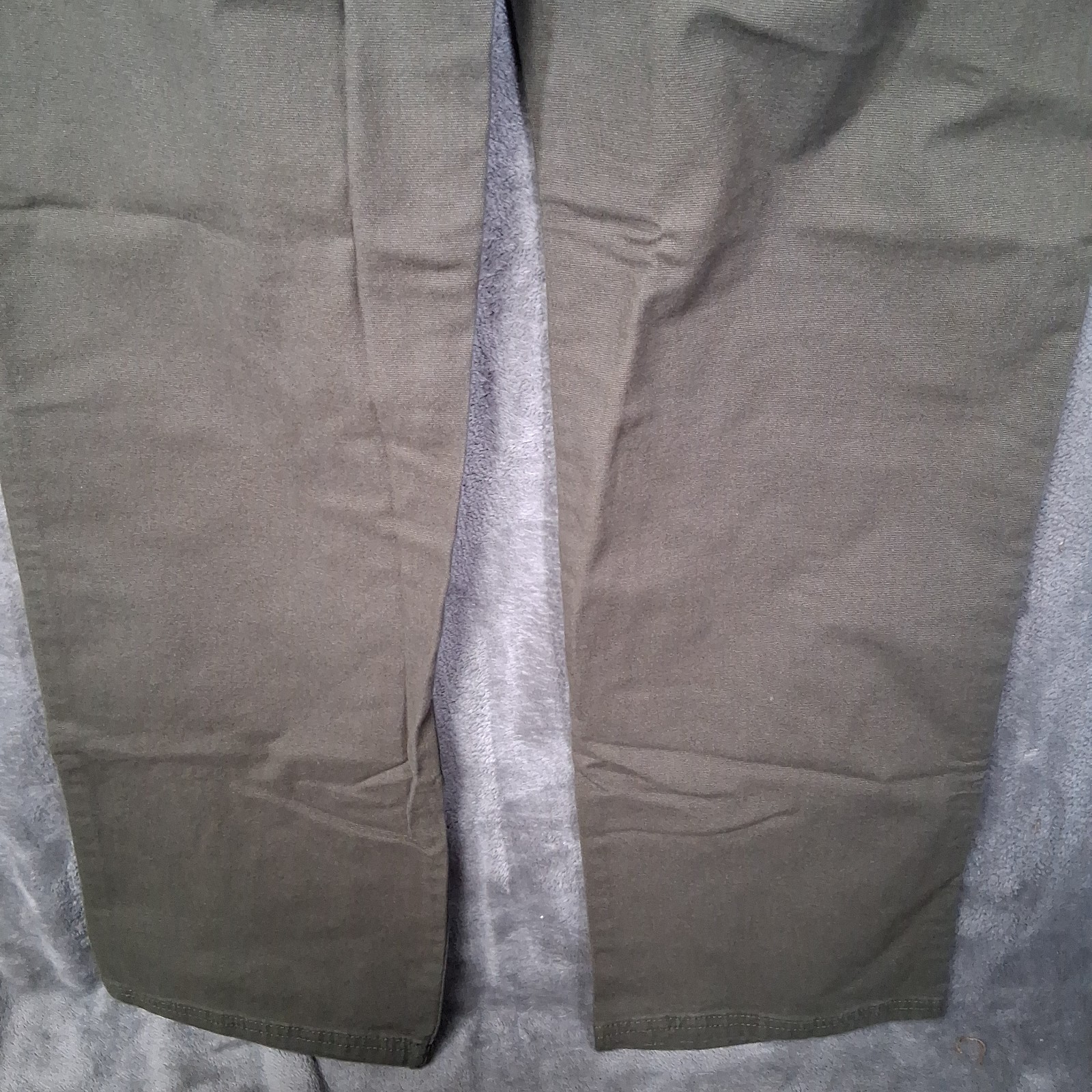 Legendary Outfitters Stretch Canvas Pant Mens 36×34 Khaki Green Straight Leg NWT
