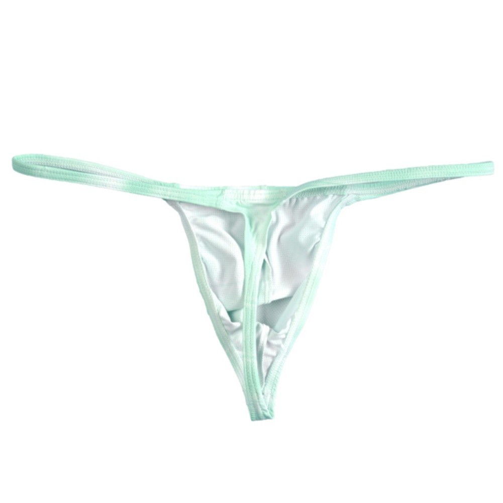 Men’s Low Waist Bulge Pouch G-String Thong Underwear 95% Nylon 5% Spandex