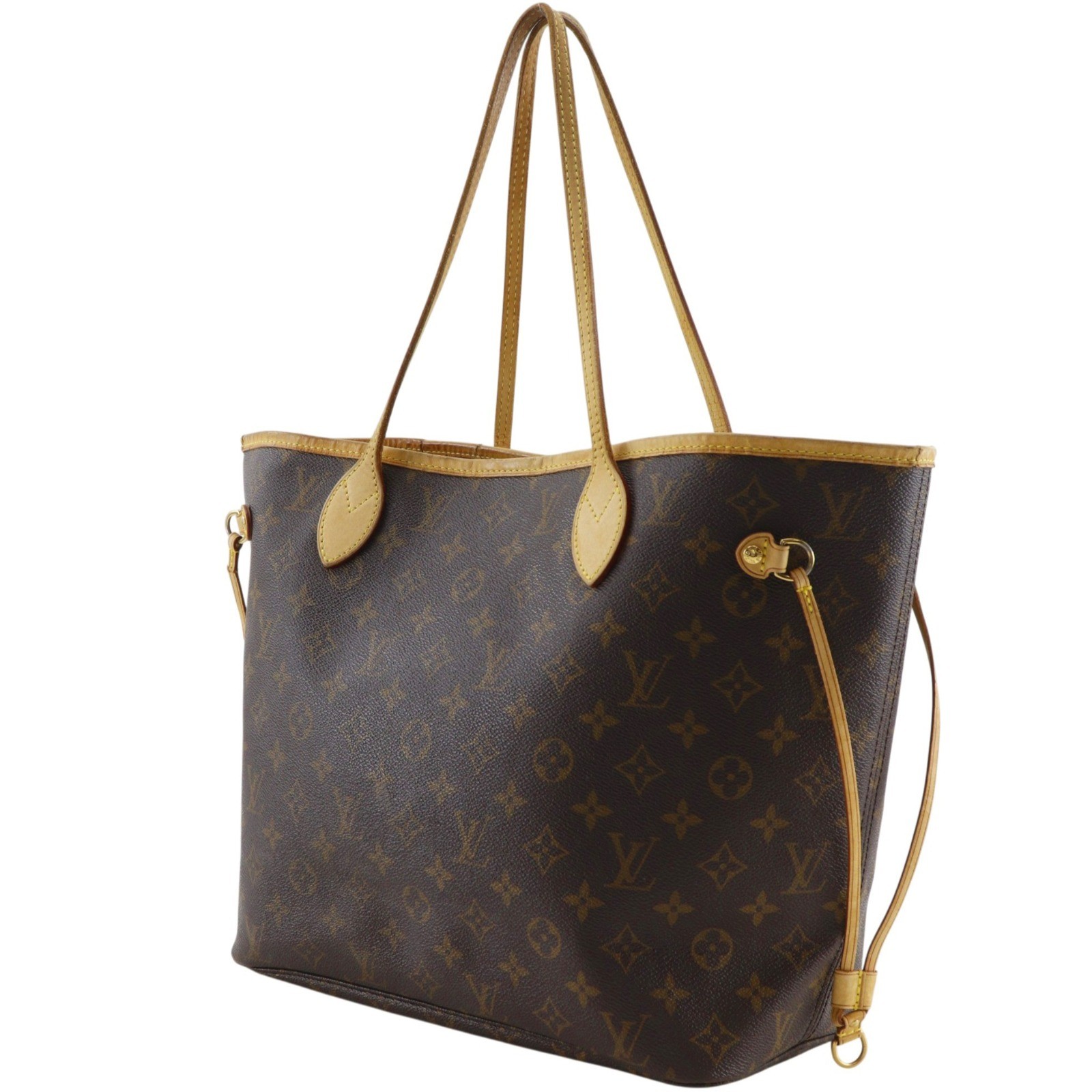 LOUIS VUITTON Neverfull MM Tote Bag M41177 Brown Monogram canvas Women